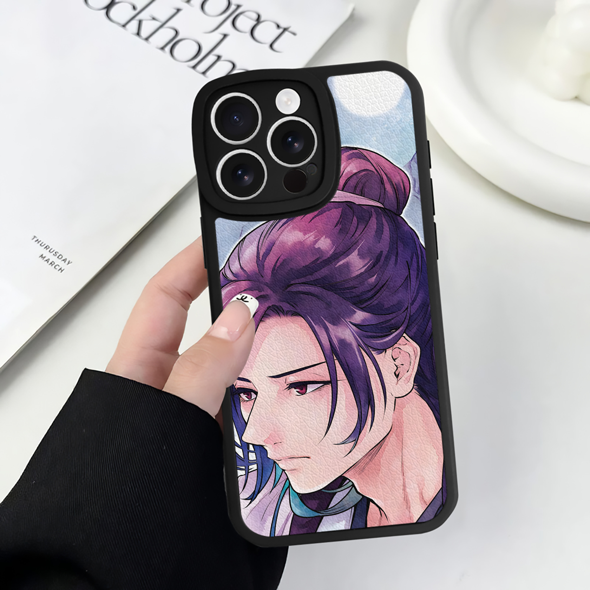 薬屋のひとりごと The Apothecary Diaries 【iPhone 16シリーズ対応】シリコンスマホケース（レザー調） 材質：シリコン
